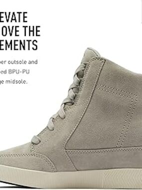 Sorel Women's Lace-Up High-Top Boot in Light Silver